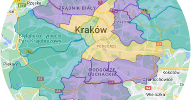Dzielnice Krakowa, Polska