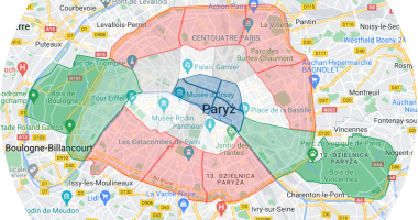 Dzielnice Paryża, Francja