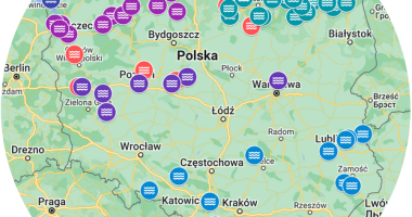 Jeziora, Stawy, Zalewy Polski. Mapa jezior, stawów, zalew